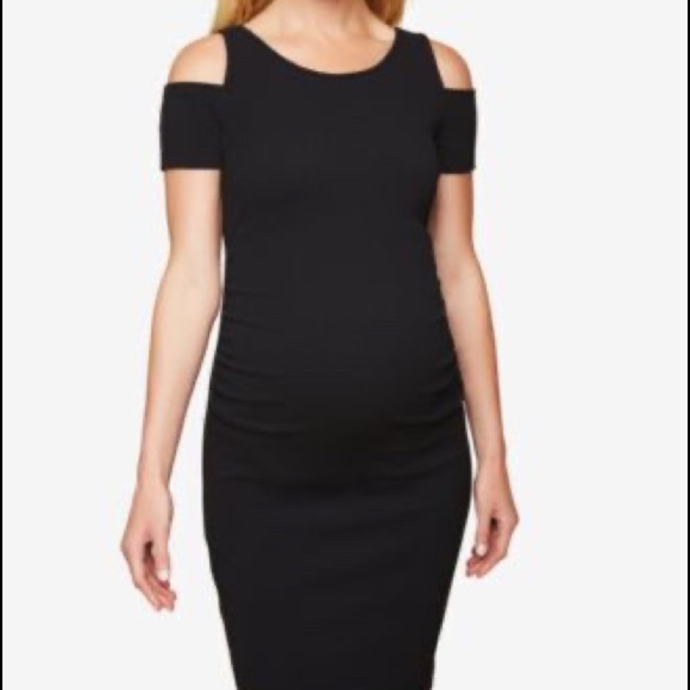 Motherhood Maternity COLD SHOULDER DRESS Small